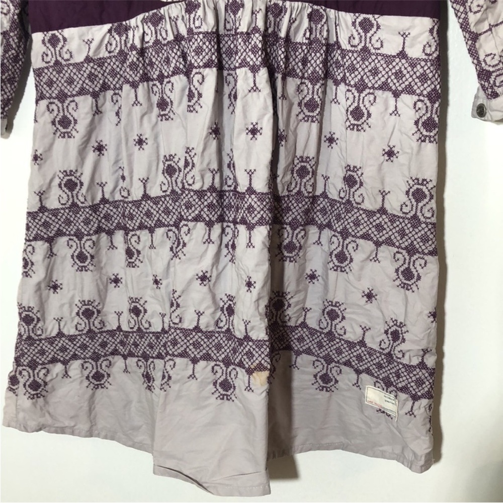 Odd Molly Purple Embroidered V-Neck Women’s Dress - Picture 10 of 11